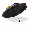 Toy Story, Woody Automatic Opening and Closing Umbrella, Compact Travel Umbrella, Lightweight and Portable, Suitable for Beach Commuting Bus
