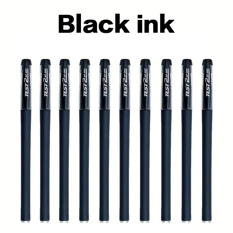 10/100pcs Gel Pen Set 0.5mm Perfect Smooth Writing For Students Exams Office School Supplies Ball-point Pen
