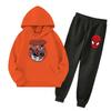 Kids Hoodie and Sweatpants Set Graphic Print with Pockets for Boys and Girls