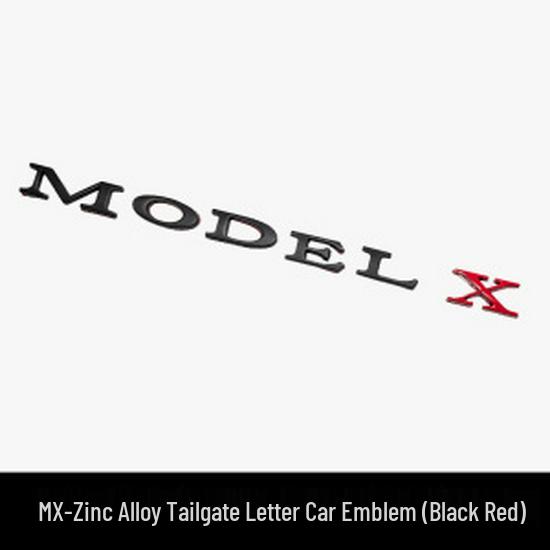 

Високопродуктивна емблема задньої частини автомобіля з цинкового сплаву для Tesla Model 3/Y/S/X