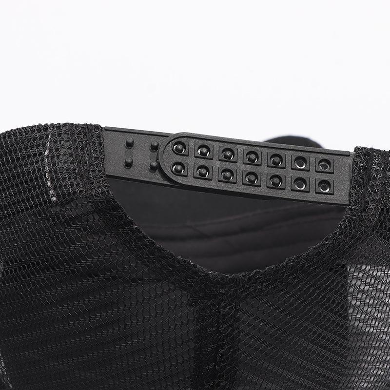 New Mesh Cap European and American Fashion Head Circumference Curved Eaves Three-dimensional Labeling Cap Spot