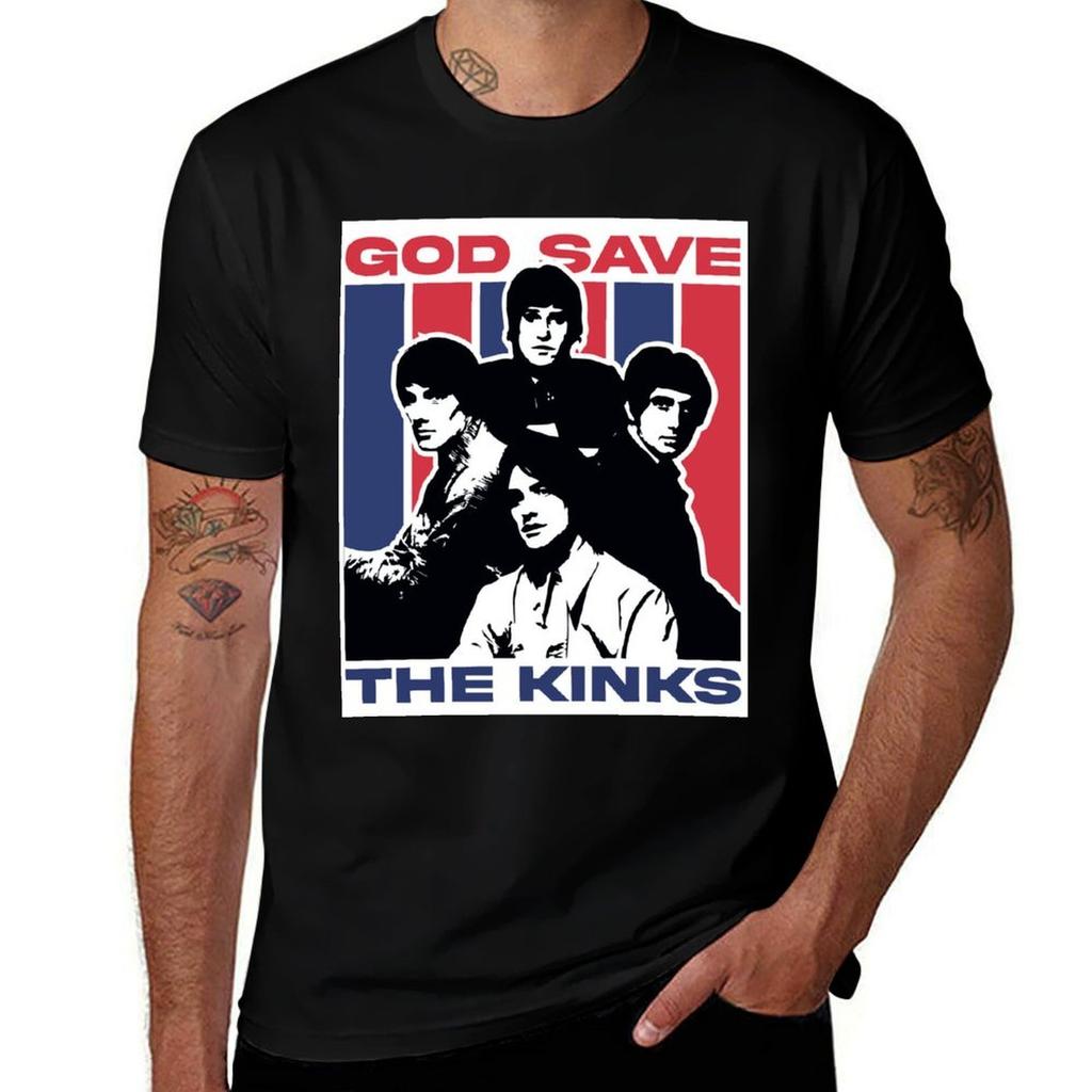 God Save The Kinks Tshirt High Elasticity Sports Tshirt