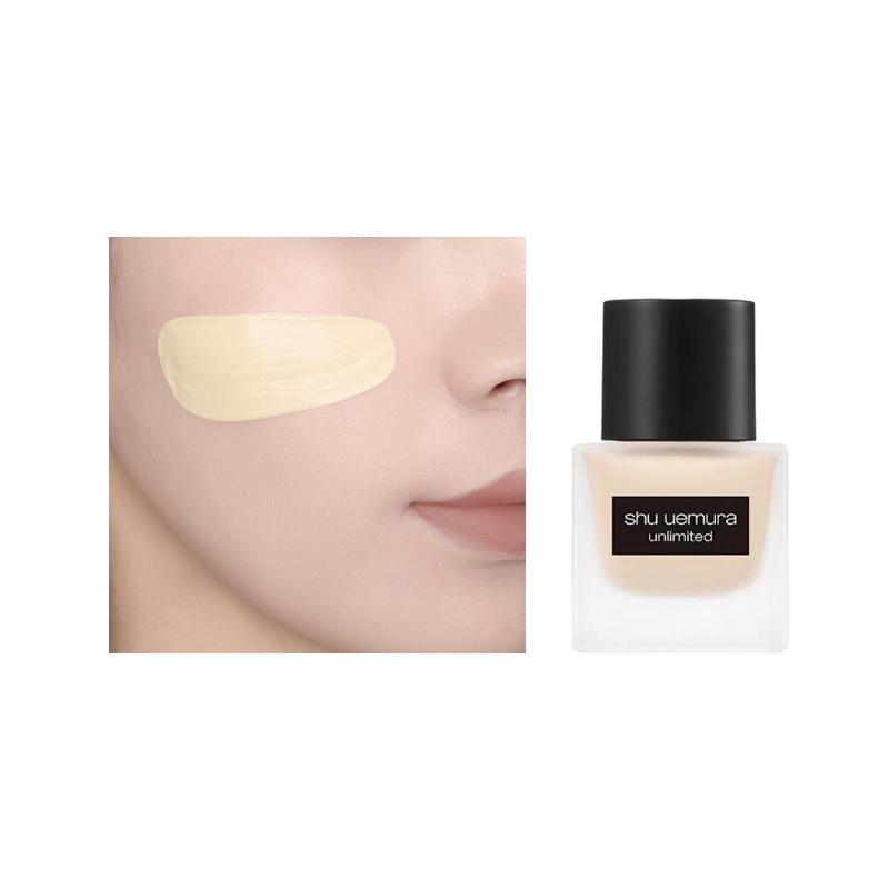 Shu Uemura Liquid foundation/powder cream The first generation of small square bottle feather yarn long-lasting makeup foundation, matte #594 35ml розовый