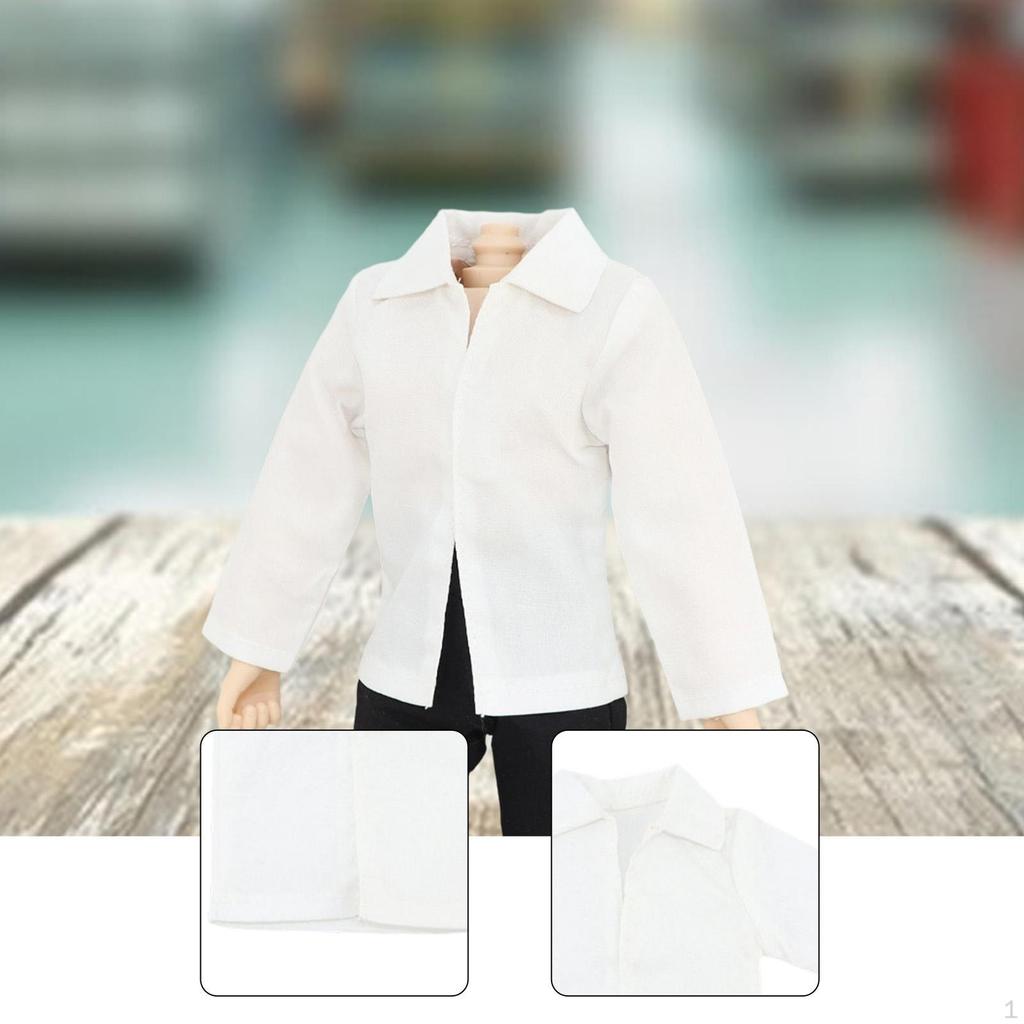 1/6 Action Figure Clothes Deck Trendy Shirt Men Miniature Clothing Doll for 12" Male