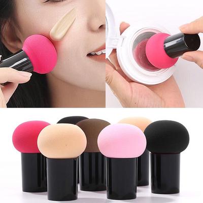 1 Pc Cute Makeup Face Coverup Mushroom Head Sponge Powder Puff Comfortable Hygiene Fashion Cosmetic