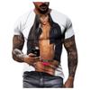 Summer Creative Sexy Beauty 3d Printed T-shirt Fashion Men's Oversized Crew Neck Casual Short-sleeved Shirt