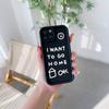 Go Home Pattern Soft TPU Phone Case for iPhone 17 Air 16 15 14 Pro Max Plus 13 12 Mini 8 7 X Xs Back Cover