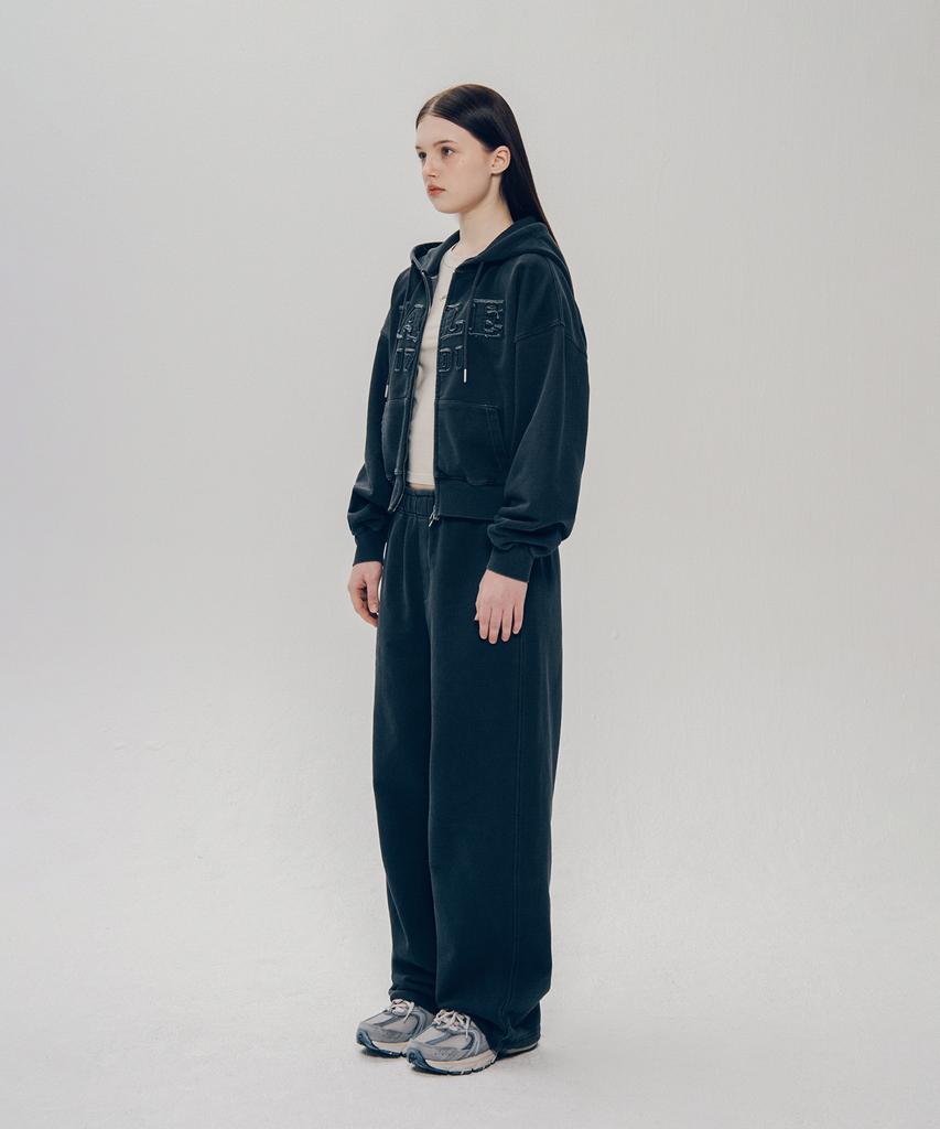 YALE Pigment String Sweatpants_Charcoal