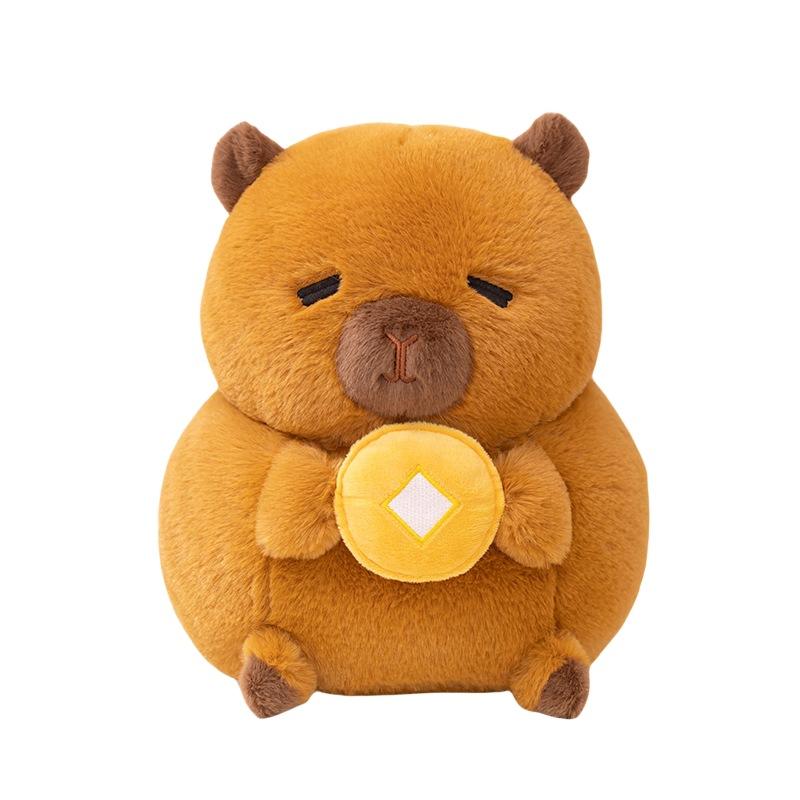 Fatty Capybara Doll Cute Kapibala Plush Toy Doll Girls Pillow Children's Gift Doll