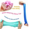 70ml Fruit Cake Slime Kit Fluffy Floam Kid Modeling Slime Clay Toy Polymer Safe Cotton Biscuit Slime