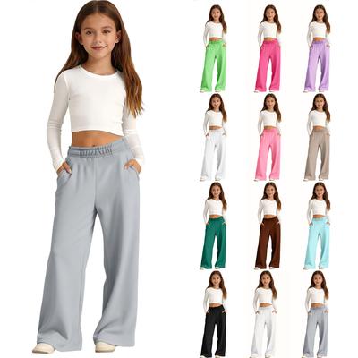 Çocuk Modası Patchwork Bol Bel Renkli Günlük Spor Pantolon Günlük Pantolon