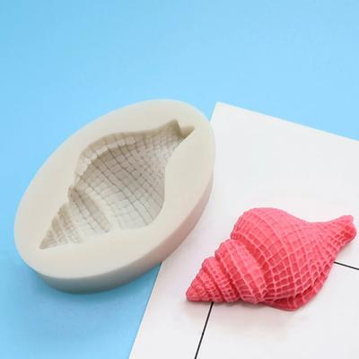 1pc Conch Scented Candle Mold-3D Conch Silicone Mold Resin Shell Scented Candle Mold For Aromatherapy Wax,- Home Decor Essential