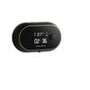 Rechargeable Wall-Mounted Infrared Soap Dispenser for Kitchen/Bathroom - Compatible with Foam, Gel, and Liquid Soaps, Plus Built-In Clock