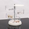 Multi-Layer Jewelry Storage Box Rotatable Rotating Jewelry Box Hair Accessory Holder Space-Saving Tiered Acrylic Organizer
