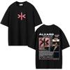 Alvaro Diaz Omakase Album Tour 2026 T-shirt Grafiche per Uomo Donna Harajuku Hip Hop Street T-shirt 100% Cotone T-shirt Oversize