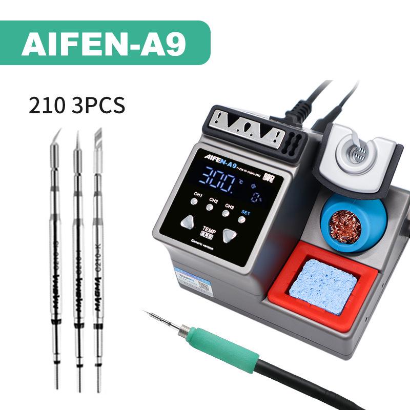 

AIFENA9 120W Fast-Heating Soldering Station: 2-Second Heat Up, 210°C Soldering Iron for Mobile Repair and Flying Wire Applications.