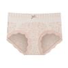 3-Pack Women's High Waist Cotton Lace Briefs Soft Seamless Underwear with Tummy Control