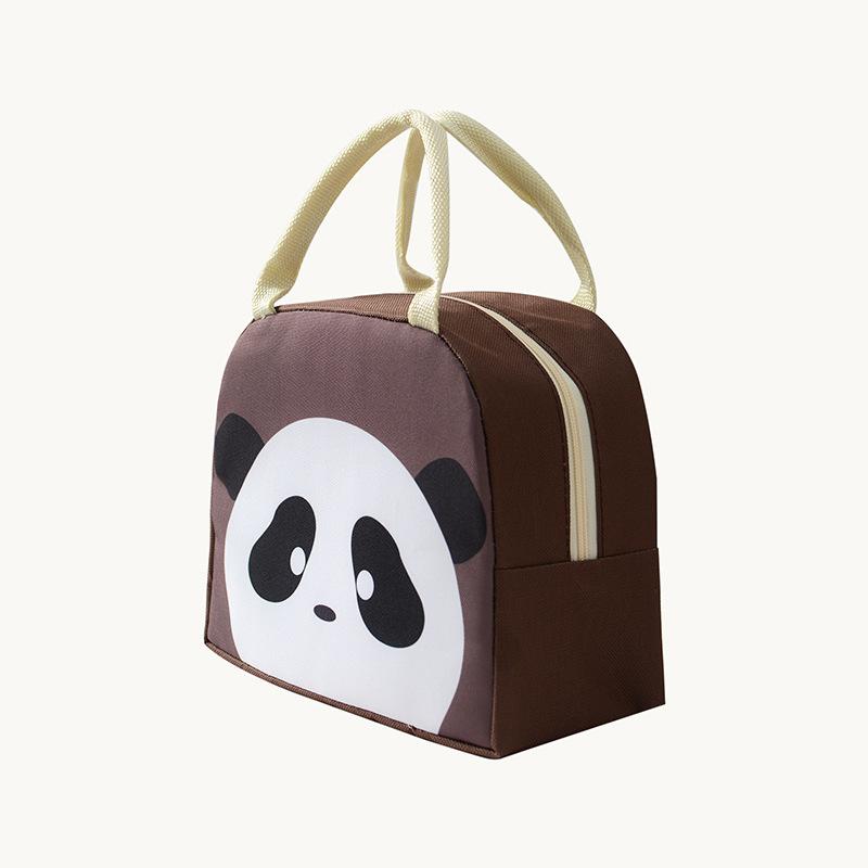 Insulated lunch box bag Bento handbag Office worker with rice bag Cartoon student aluminum foil thickened heat insulation small meal bag