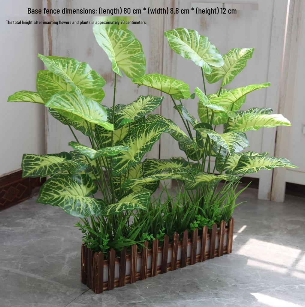 Large Floor-Standing Artificial Plants and Floral Bonsai for Corridor or Restaurant Décor