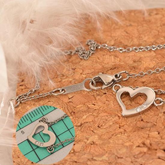 Phiten Fefe Titan Damen Halskette Phiten Herz Anhänger 37 Diamanten besetzt und Kotobuki Jewelry Polierung [Fefe] fe-fe Damen [Set] 2-teilig (Halskette