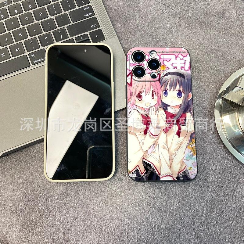 Magic girl applies to iPhone15 mobile phone case 14PROMAX all-inclusive 13 anti-drop 16/15 protective case 17