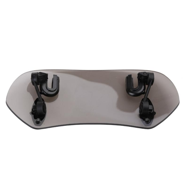 Motorcycle Windshield Airflow Adjustable Windscreen Extension Wind Deflector
