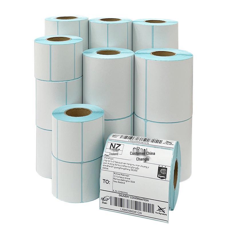 Waterproof Thermal Barcode Label, 60x40mm, 100x150 Sheets, Self-Adhesive, Blank.