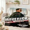 Top Gun Maverick Movie Theme Printed Flannel Blanket Ultra Soft Throw Blanket For Bedroom Bed Sofa Party Decor Birthday Gift