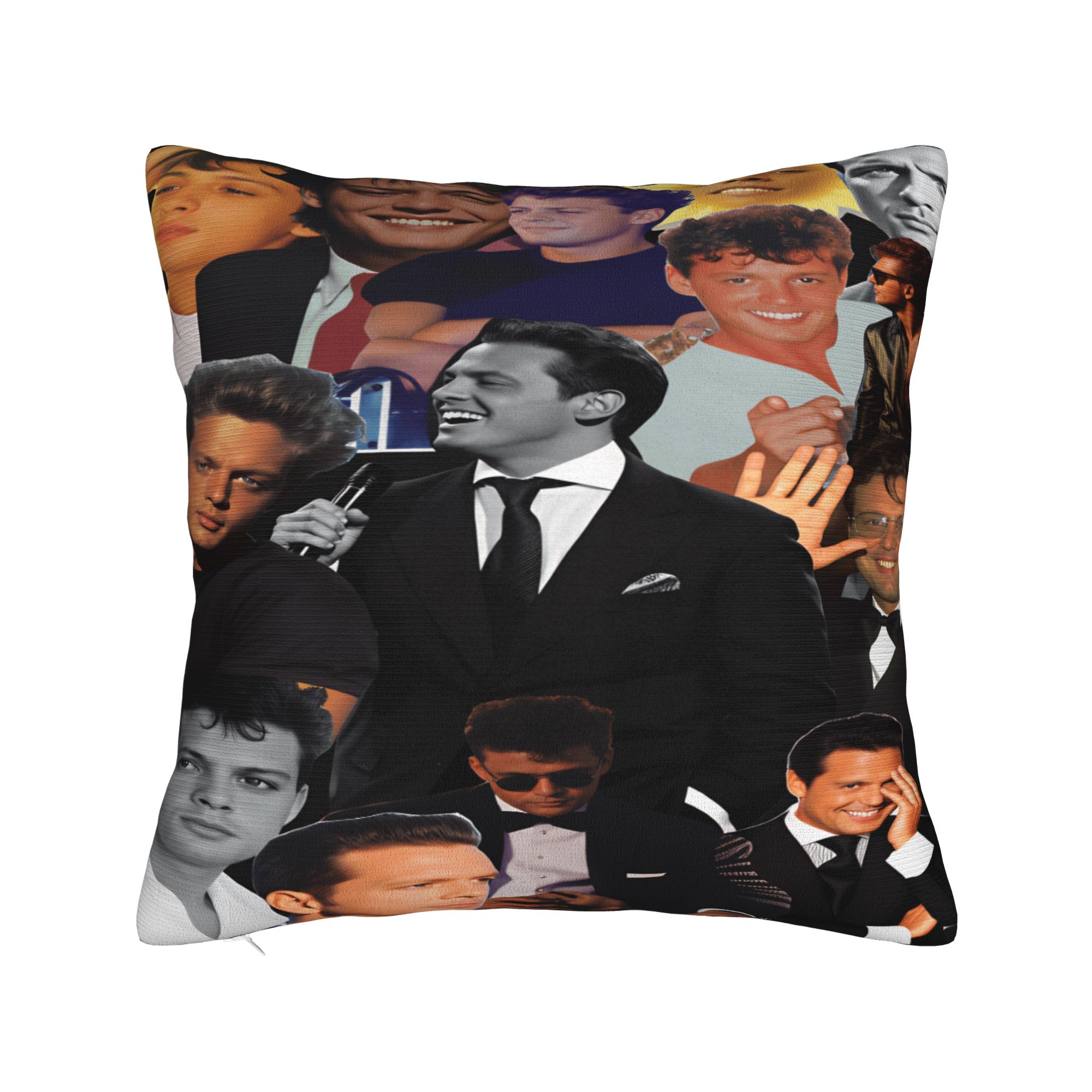 

Pillow Cover Singer L-Luis M-Miguel Kawaii Pillow Case For Couch Sofa Bedroom Pillowcases 12x12Inch