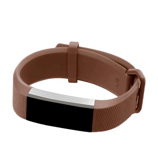 Cinturino di ricambio in silicone morbido di colore solido per Fitbit Alta HR
