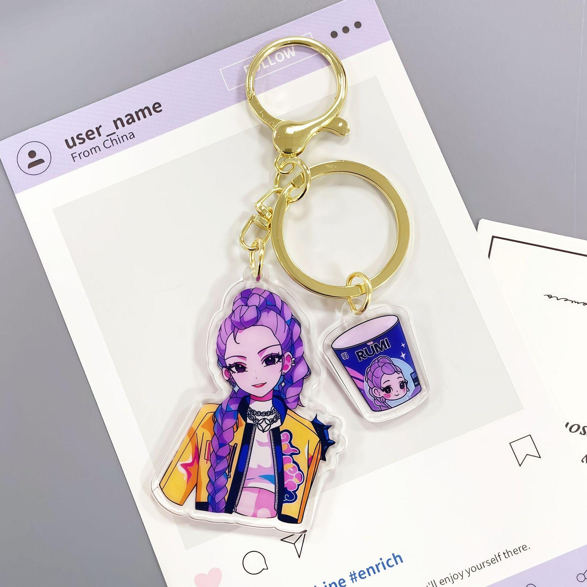 

Hot Selling Witch Hunt Anime Peripheral Outdoor Student Backpack To Give To Friends Double-sided Spray Acrylic Keychain Fashion