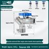 All-Copper Valve Manifold: Three-Way Union, Male/Female Thread Ball Valve for Underfloor Heating and Wall-Hung Boilers