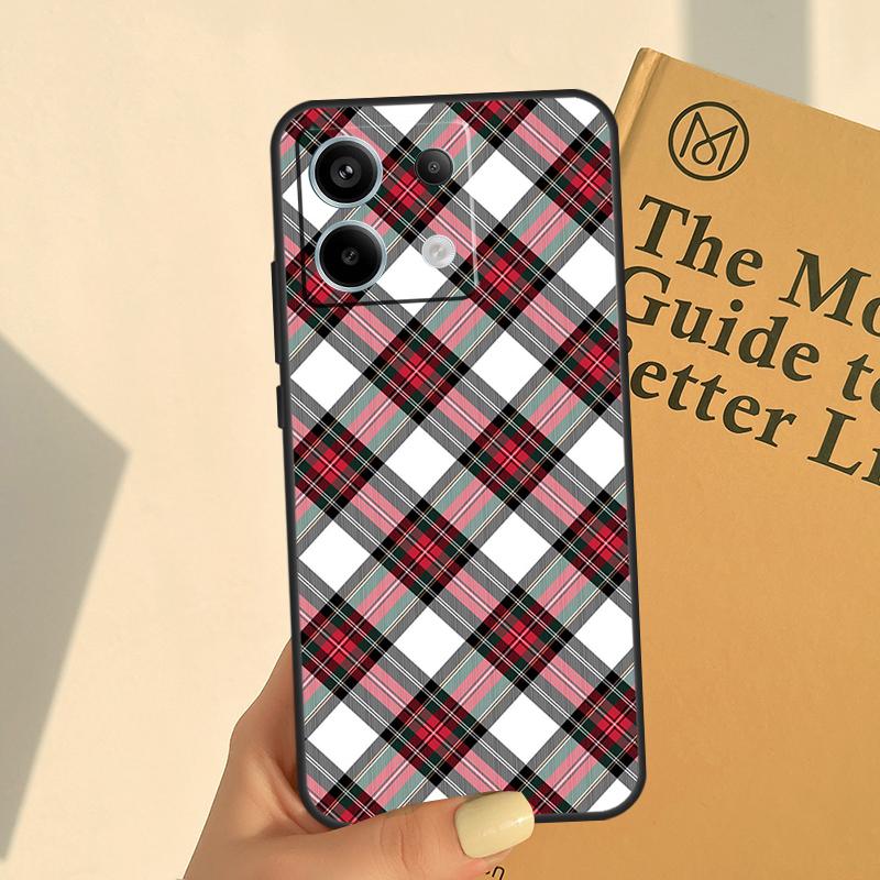 Clan Stewart Tartan Plaid Pattern Cover For Xiaomi Redmi Note 14 13 9 10 11 12 Pro 10S 11S 12S Case For Redmi 14C 10C 12C 13C