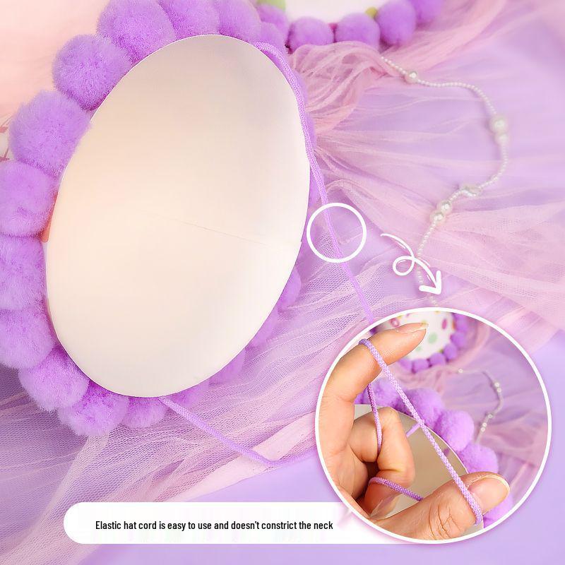 Creative Cartoon Pompom Birthday Hat for Selfies - For Adults & Babies