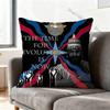 Assyrian Colossal Lamassu Flag Print Polyester Pillow Case for Valentine gift Home Sofa Cushion Cover Decoration Custom