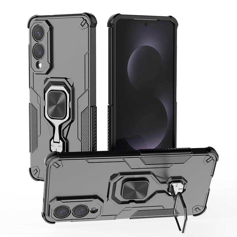 Kickstand Case For Samsung Galaxy S26 Ultra Edge S25 S25+ Plus Cover Lens Protection Ring Stand Bracket Shell Fundas Coque
