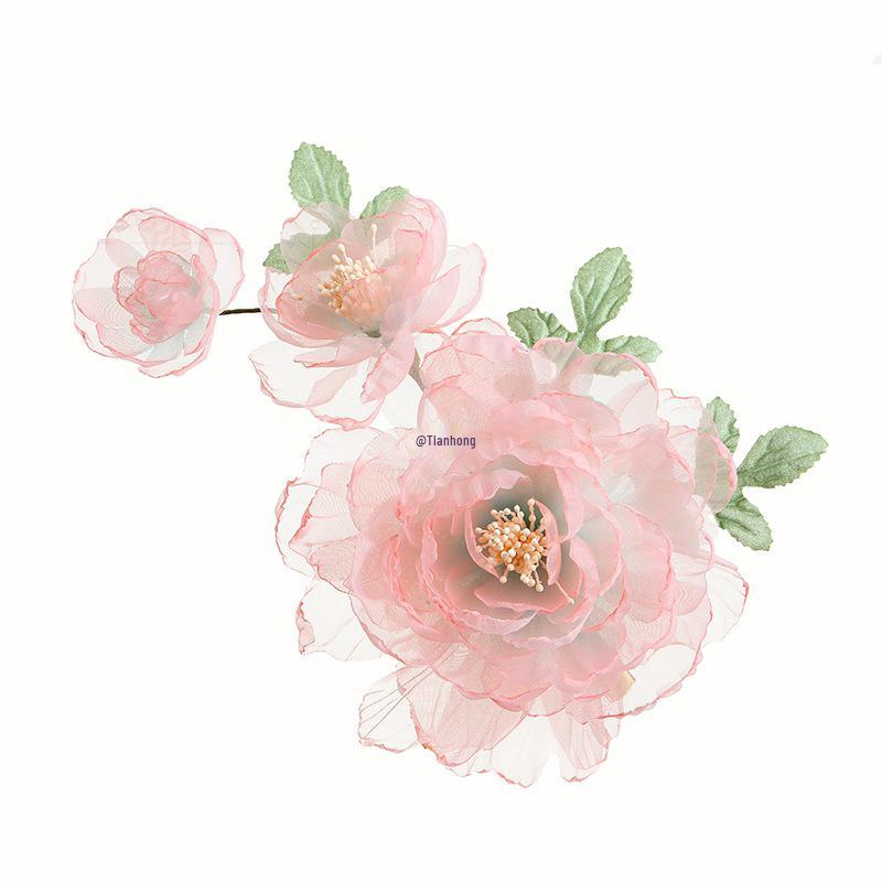 Women's Hanfu Headdress Hair Clip – Ancient Style Floral Accessory for Classical Dance