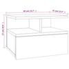 Hanging Nightstands 2 pcs Concrete Grey 40 x 31 x 27 cm Particleboard
