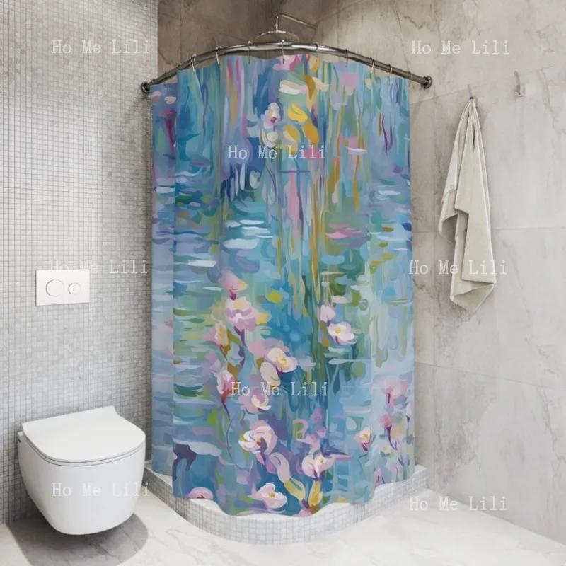 

Shower Curtains Bathroom Home Decor Housewarming Gift Cottagecore Art Inspired Painting W60H190(CM)-1 Pcs