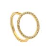 1010 New Crystal Ring Female Douyin Ring Popular Accessories