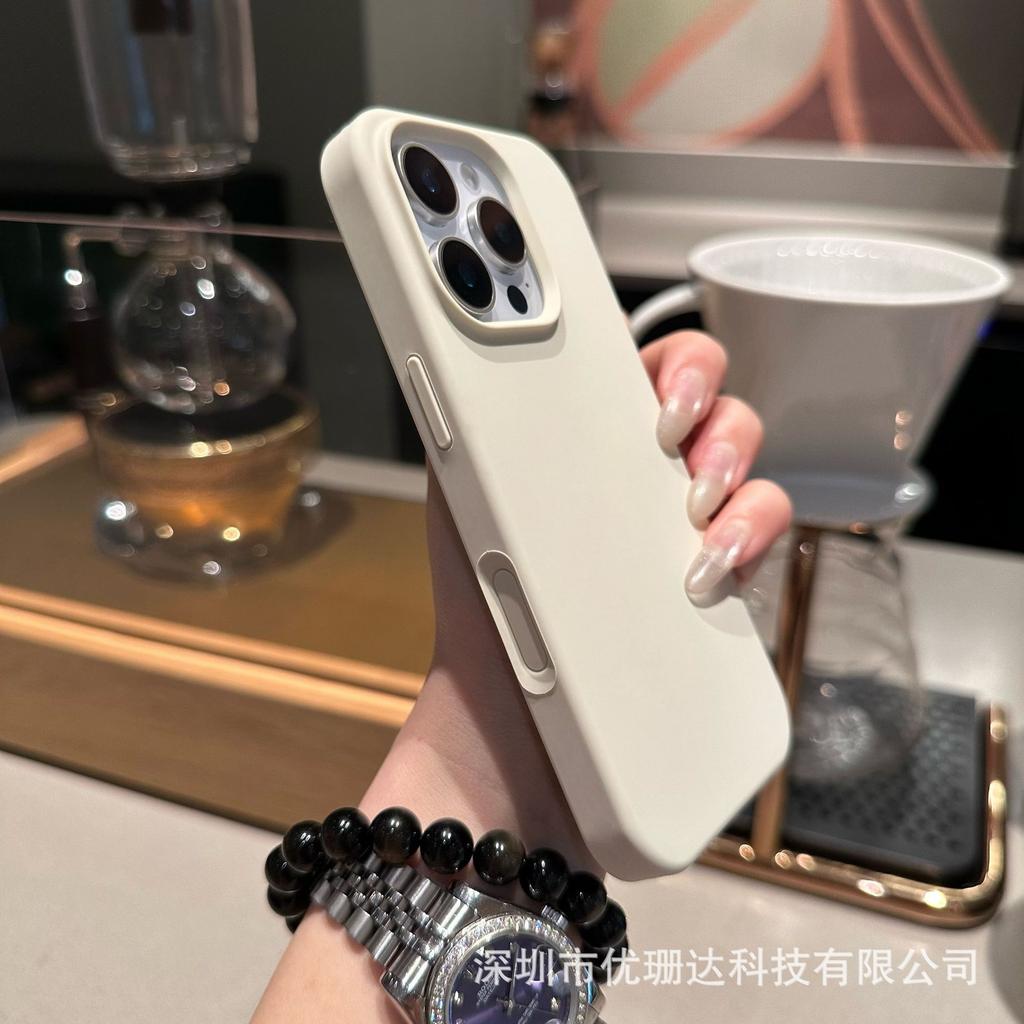 AI camera integrated button for iPhone11promax solid-state silicone mobile phone case Apple 11 anti-drop sheath