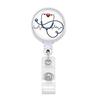 2026 Retractable Doctor Nurse Badge Reel Fashion Cartoon Cute Students ID Card Badge Holder Lanyard Id Badge Holder