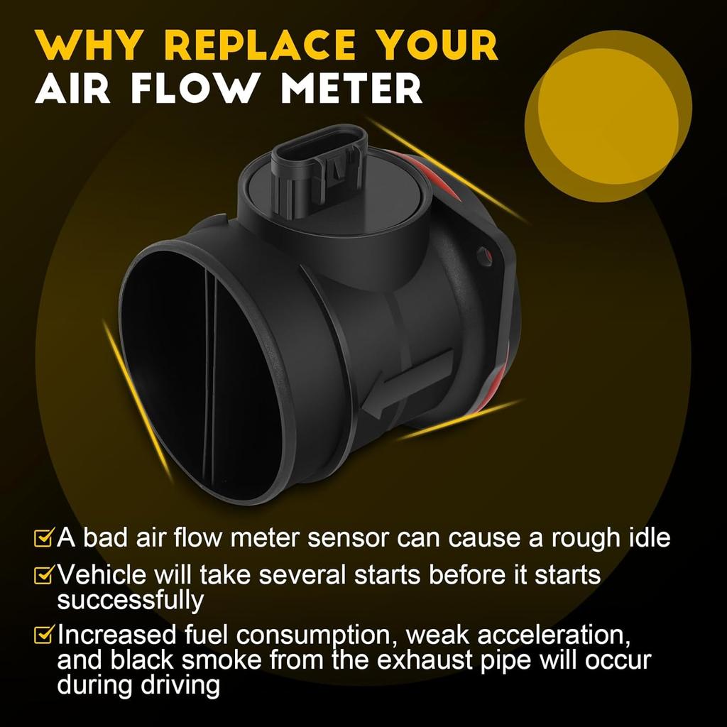 OCPTY Mass Air Flow Sensor Meter MAF Fits for Hyundai Azera,Entourage,Genesis, for Santa Fe,Sonata,Veracruz, for Kia