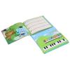 Piano Toy Book Educational Recording Function Kids Gift Toddler Musical Toy with Light Keys for 3 Years Old Above