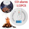 Digital Carbon Monoxide Detector with LED Indicator Battery Powered CO Alarm CO Gas Monitor Alarm Detector for Home Warehouse