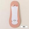 1/5pairs Fashion Women Solid Color Thin Boat Sock Summer Invisible Non Slip Absorbing Short Sock Breathable Soft Ice Silk Sock