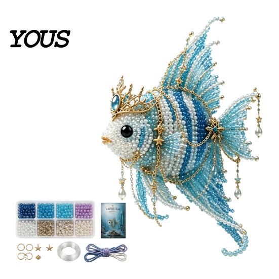 Artistieke kralensets voor vensterbank Mythische Oceaan DIY kralenset, Thematische sieradenmaakset, Creatieve knutselbenodigdheden Huis Zeedier Knutselbenodigdheden