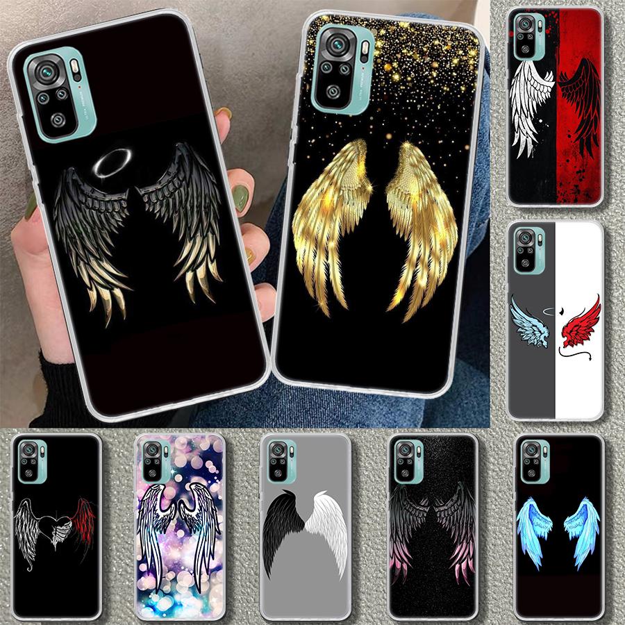 Angel Wings Demon Wing Phone Case Cover for Xiaomi Redmi Note 15 14 13 12 11 Pro Plus 14S 12S 11S 11T 11E 10S 10 Customized Fund