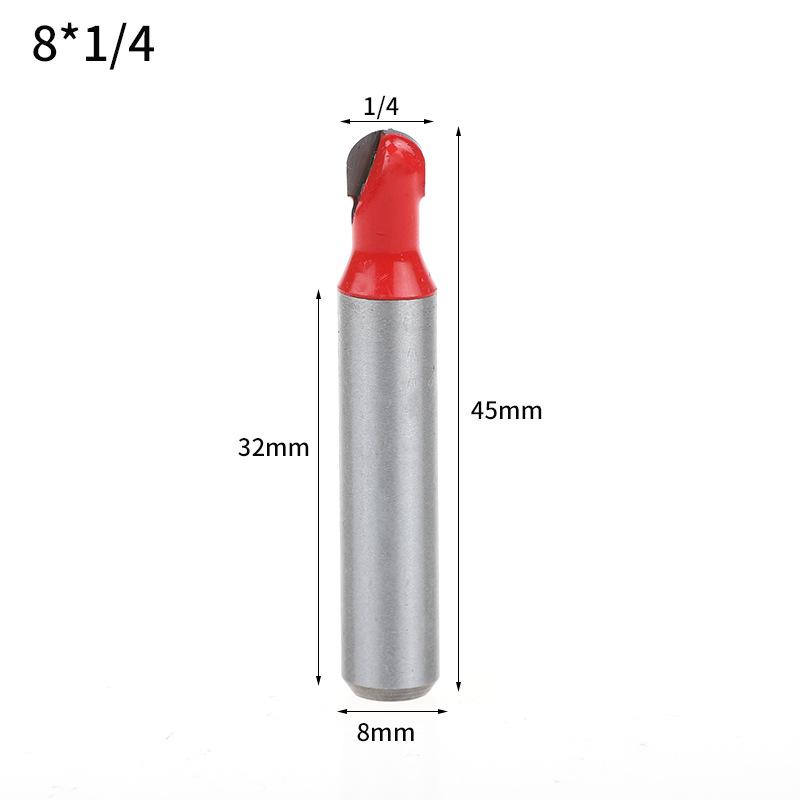 

Набор 8-миллиметровых фрез для деревообработки: Ножи для гравировки с двумя лезвиями, круглым дном, V-образной формы, с прорезями и замочной скважиной