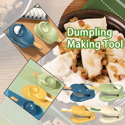 2 In 1 Dumpling Mould Dumpling Skin Rolling Dough Labor-Saving Kitchen Dumpling Machine Dumpling Wrapper Maker Tools